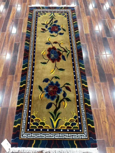 Tibetan Floral Runner Rug